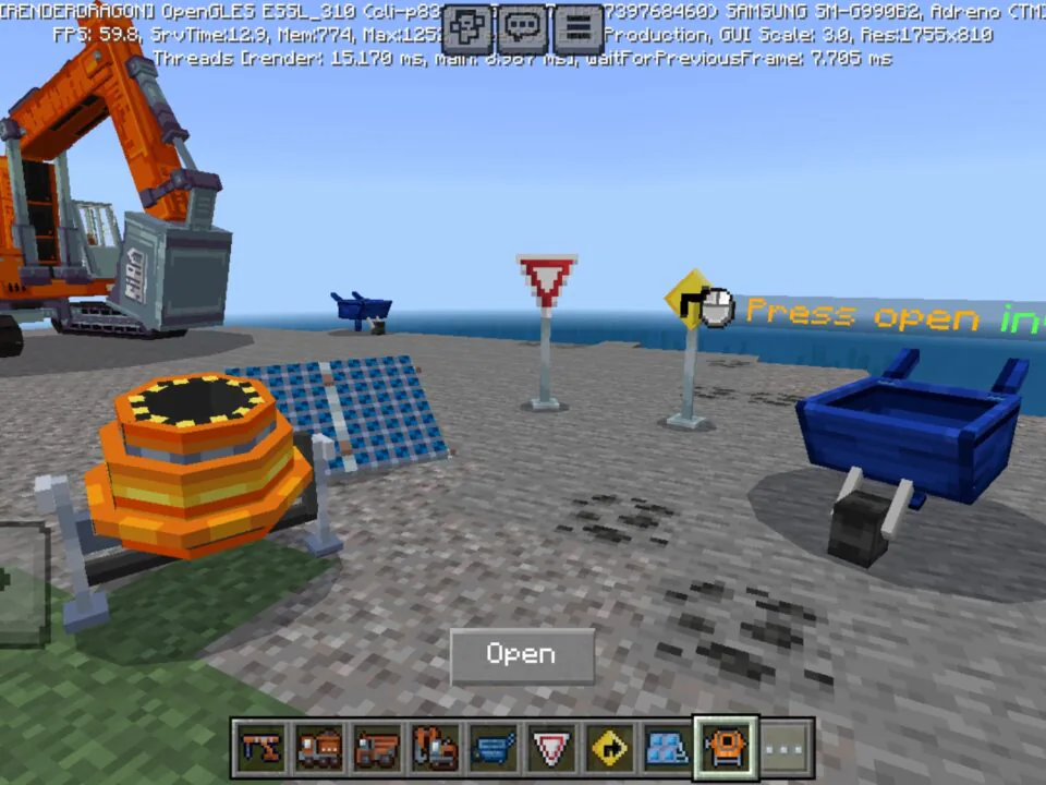 Construction Mod for Minecraft PE