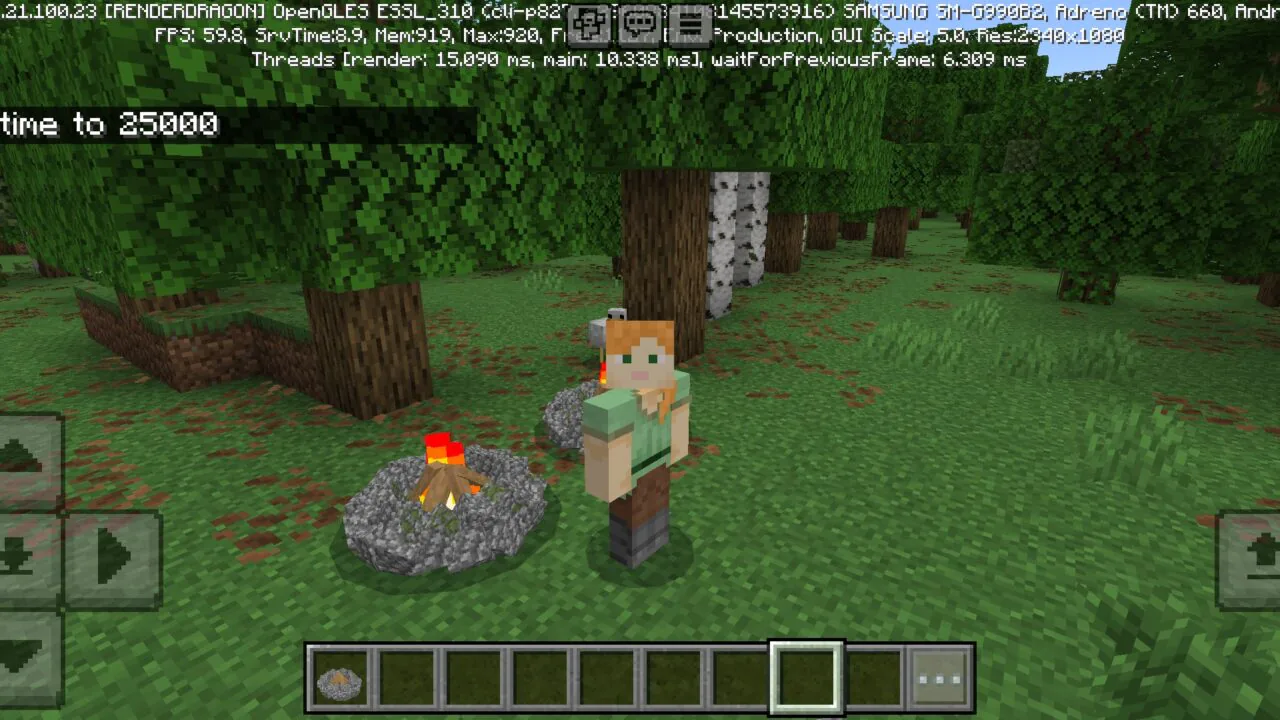 Cozy Campfire Mod for Minecraft PE