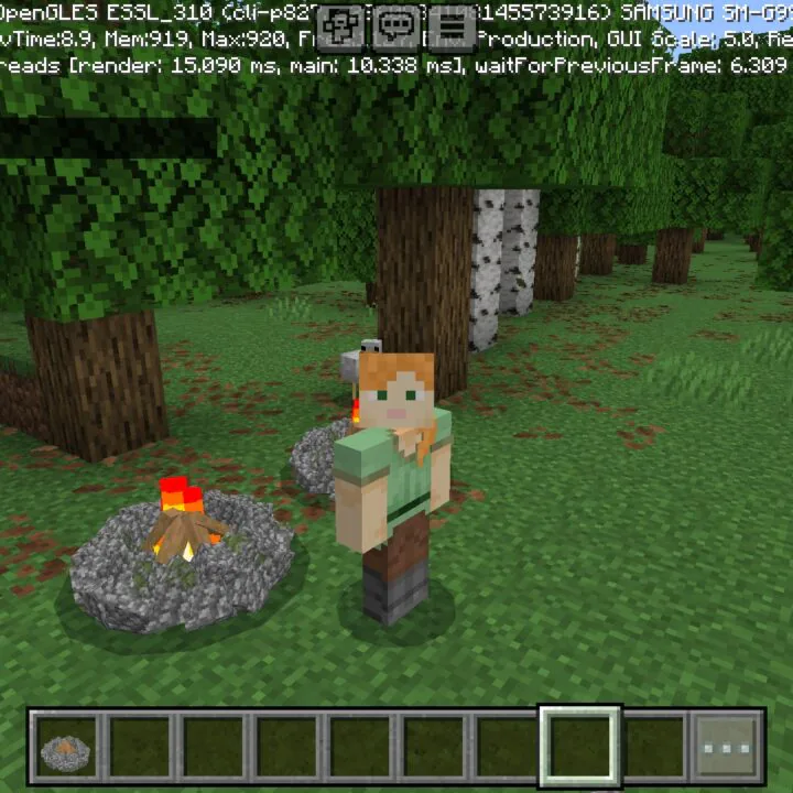 Cozy Campfire Mod for Minecraft PE