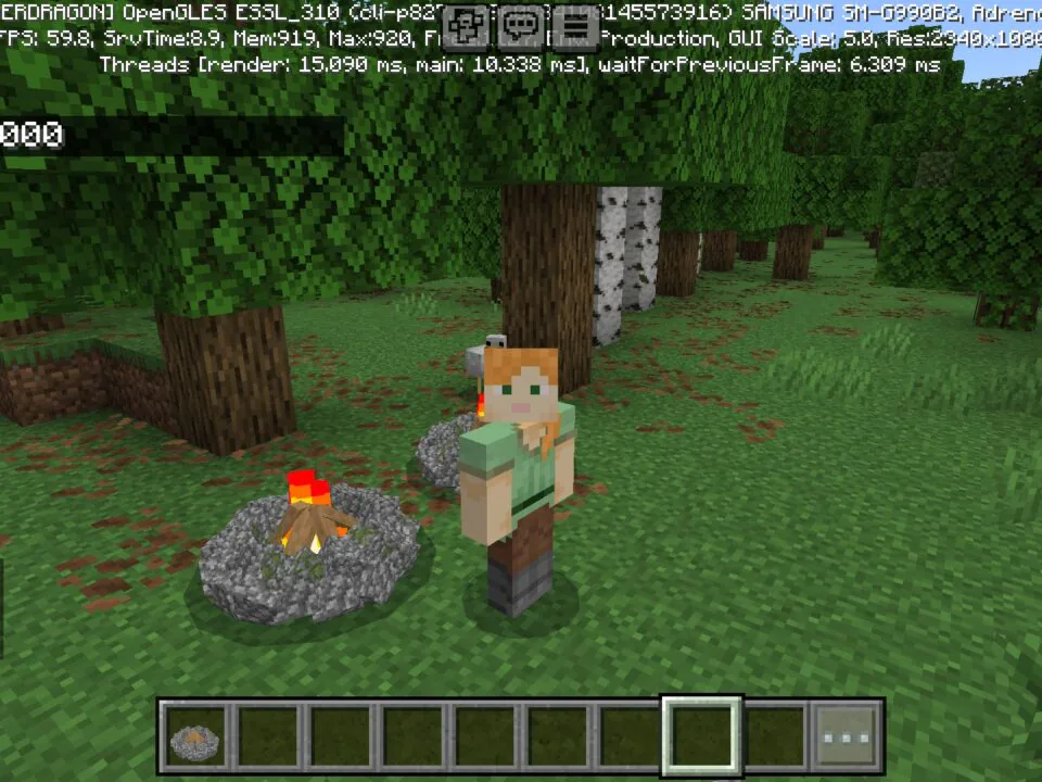 Cozy Campfire Mod for Minecraft PE