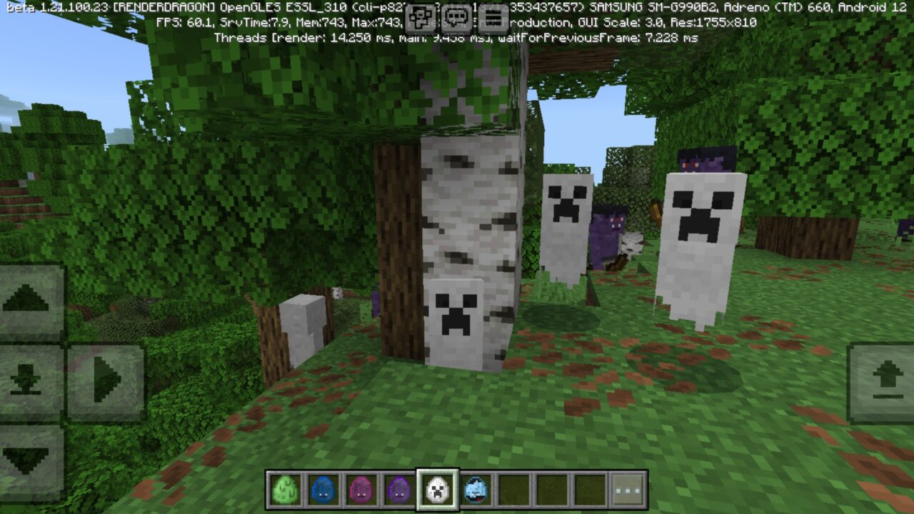 Creeper from Monster Mash Mod for Minecraft PE