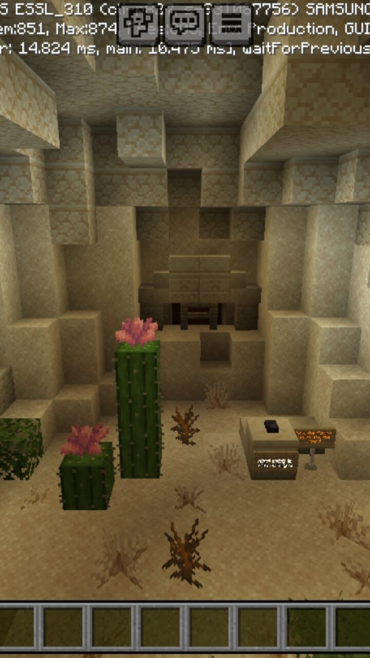 Desert from Biomes Hide and Seek Map for Minecraft PE