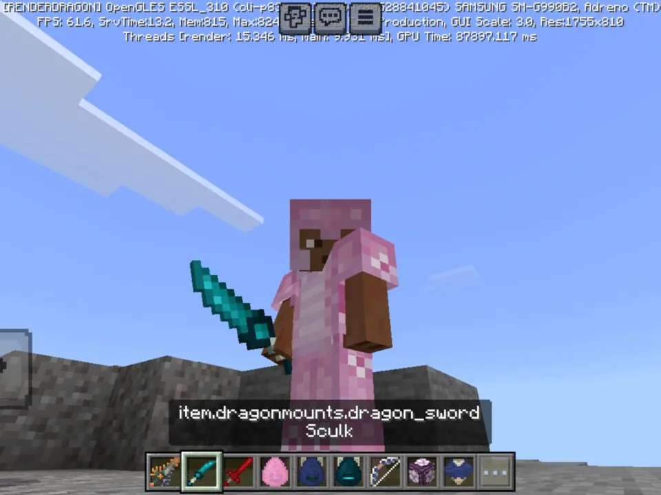 Dragon Mounts Mod for Minecraft PE