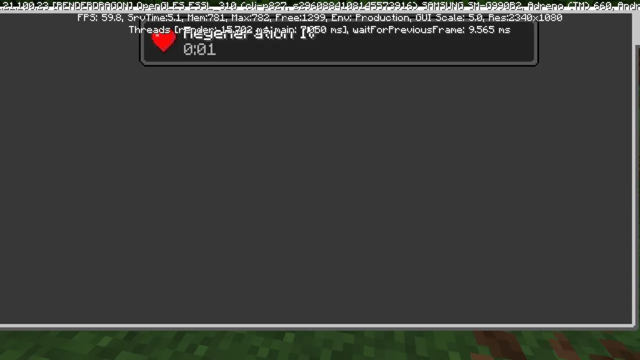 Effect from Cozy Campfire Mod for Minecraft PE