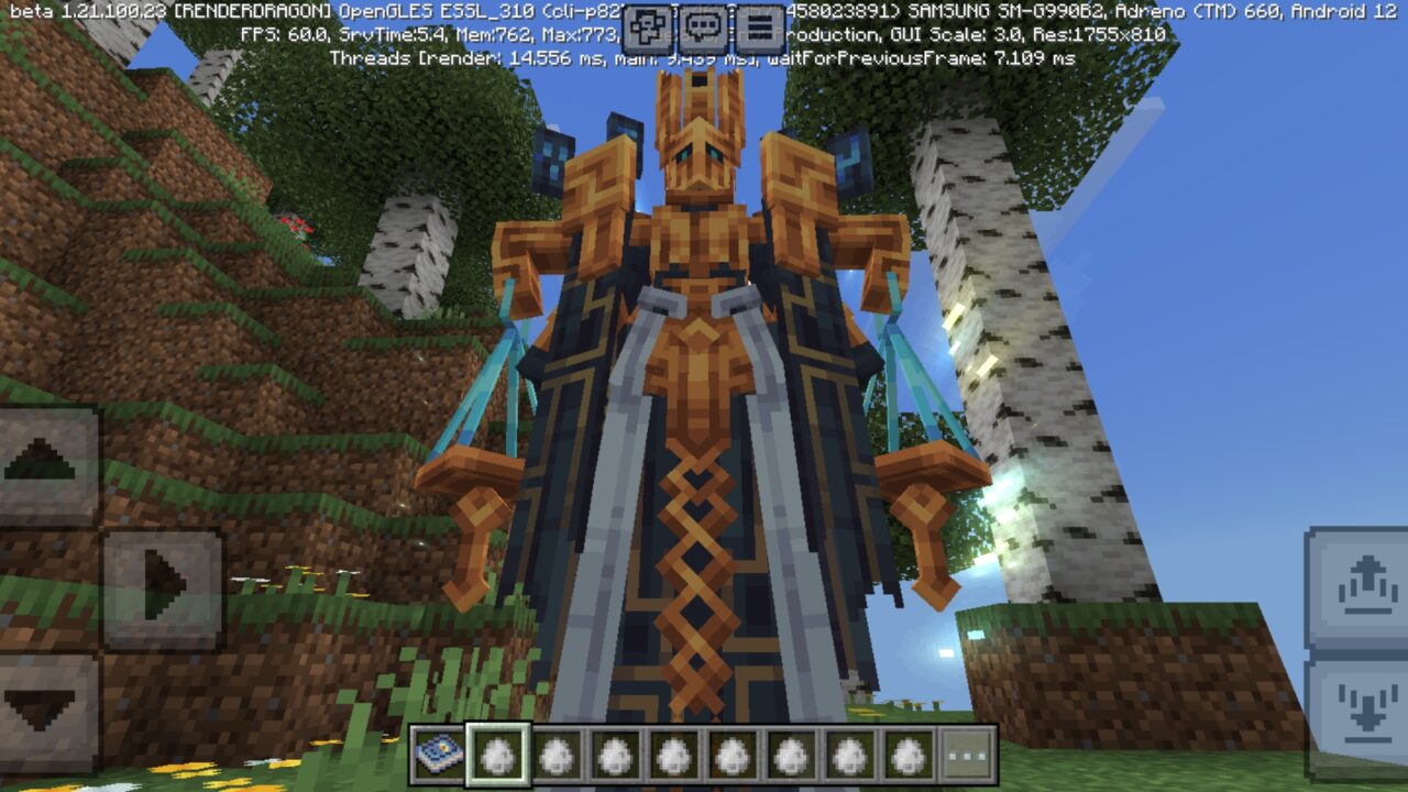Enemy from Sky Biomes Mod for Minecraft PE