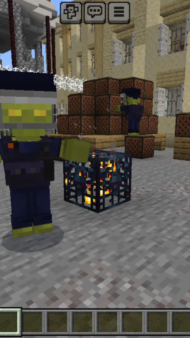 Enemy from Zombie Bunker Map for Minecraft PE