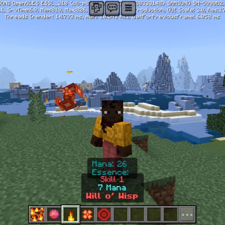 Fire Magic Mod for Minecraft PE