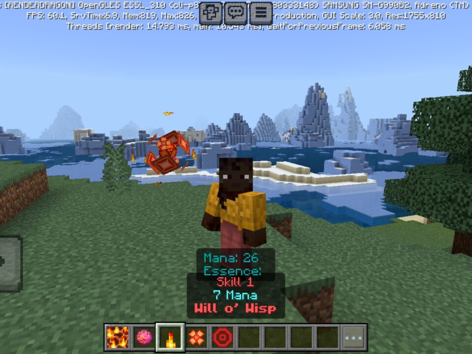Fire Magic Mod for Minecraft PE