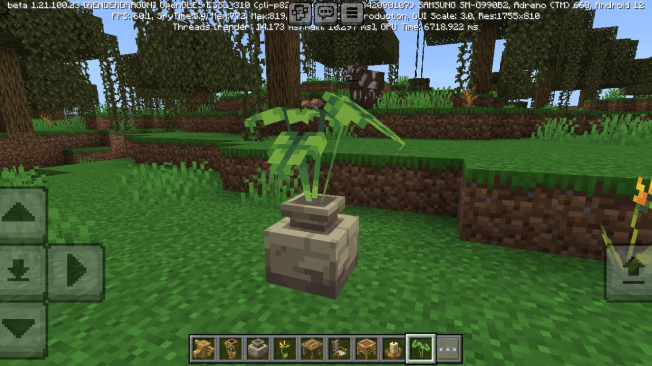 Flower Pot from Beachside Furniture Mod for Minecraft PE
