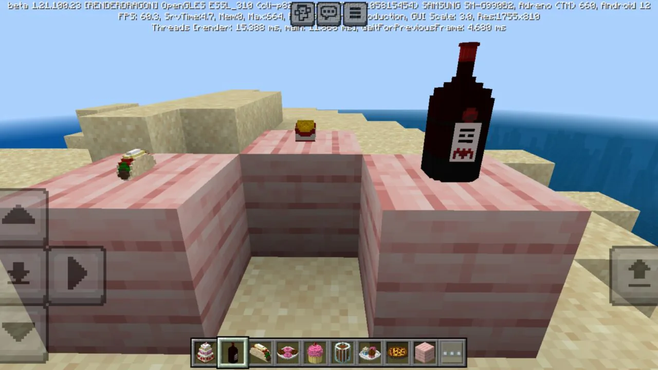 Food Decorations Mod for Minecraft PE