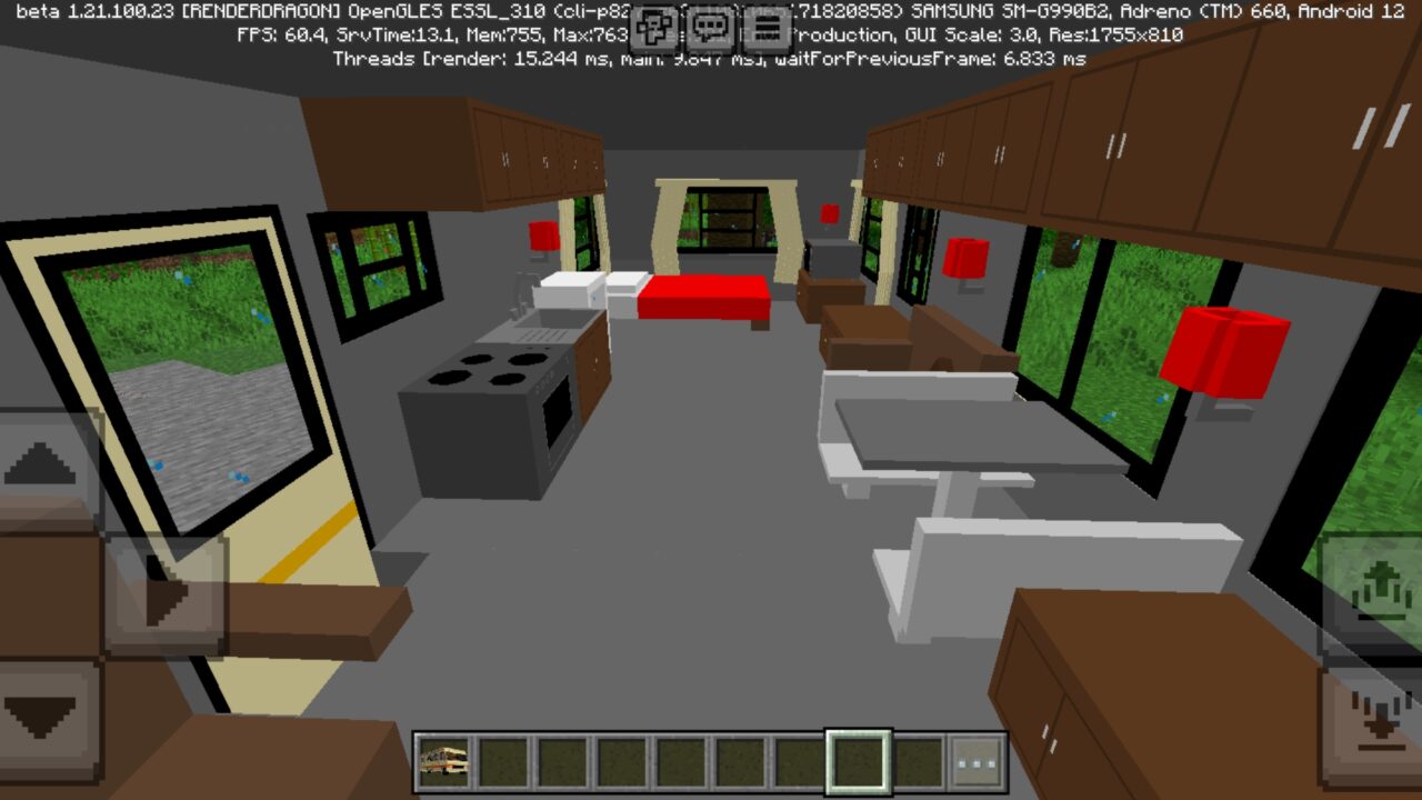 Inside from Breaking Bad Mod for Minecraft PE
