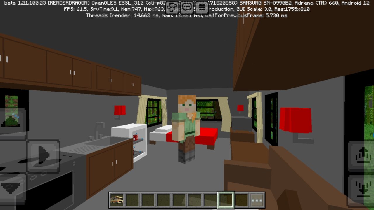 Interior from Breaking Bad Mod for Minecraft PE