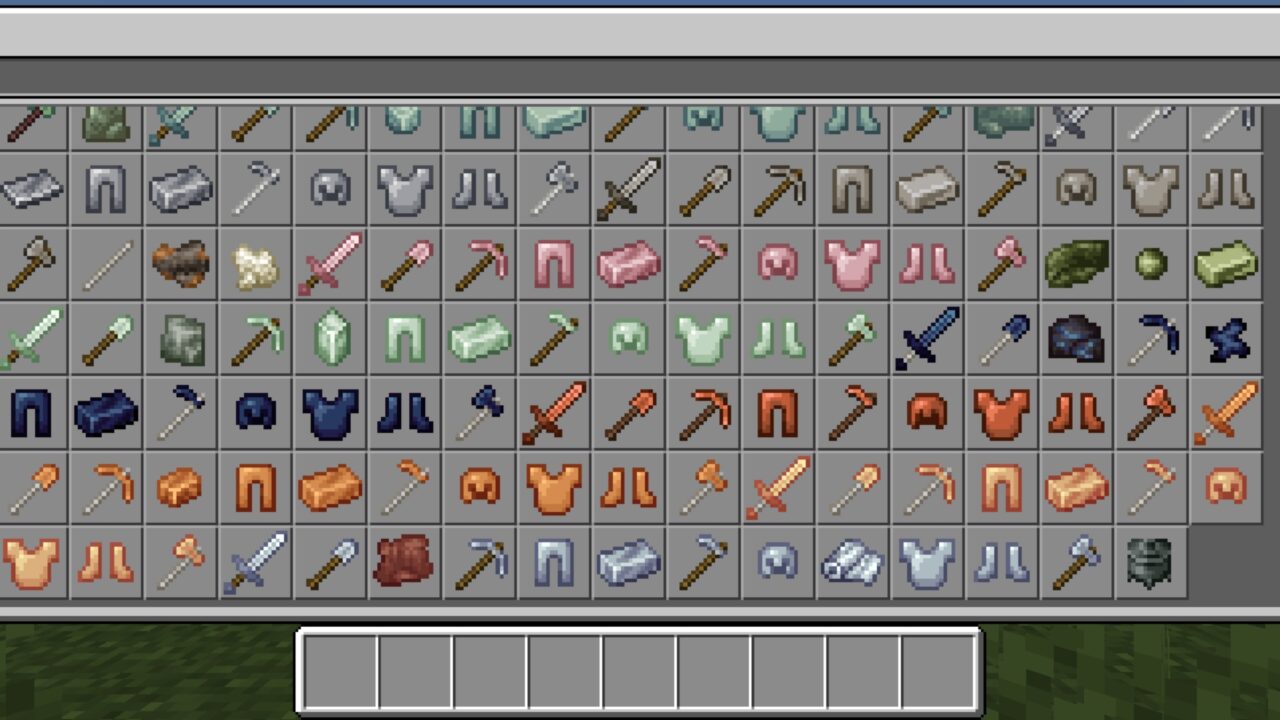 Inventory from Aurorian Craft Mod for Minecraft PE