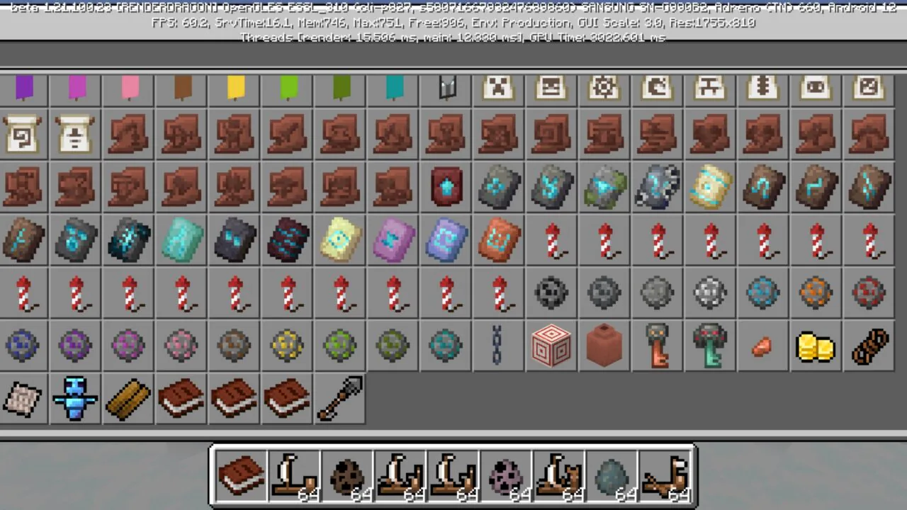Items from Raft Survival Mod for Minecraft PE