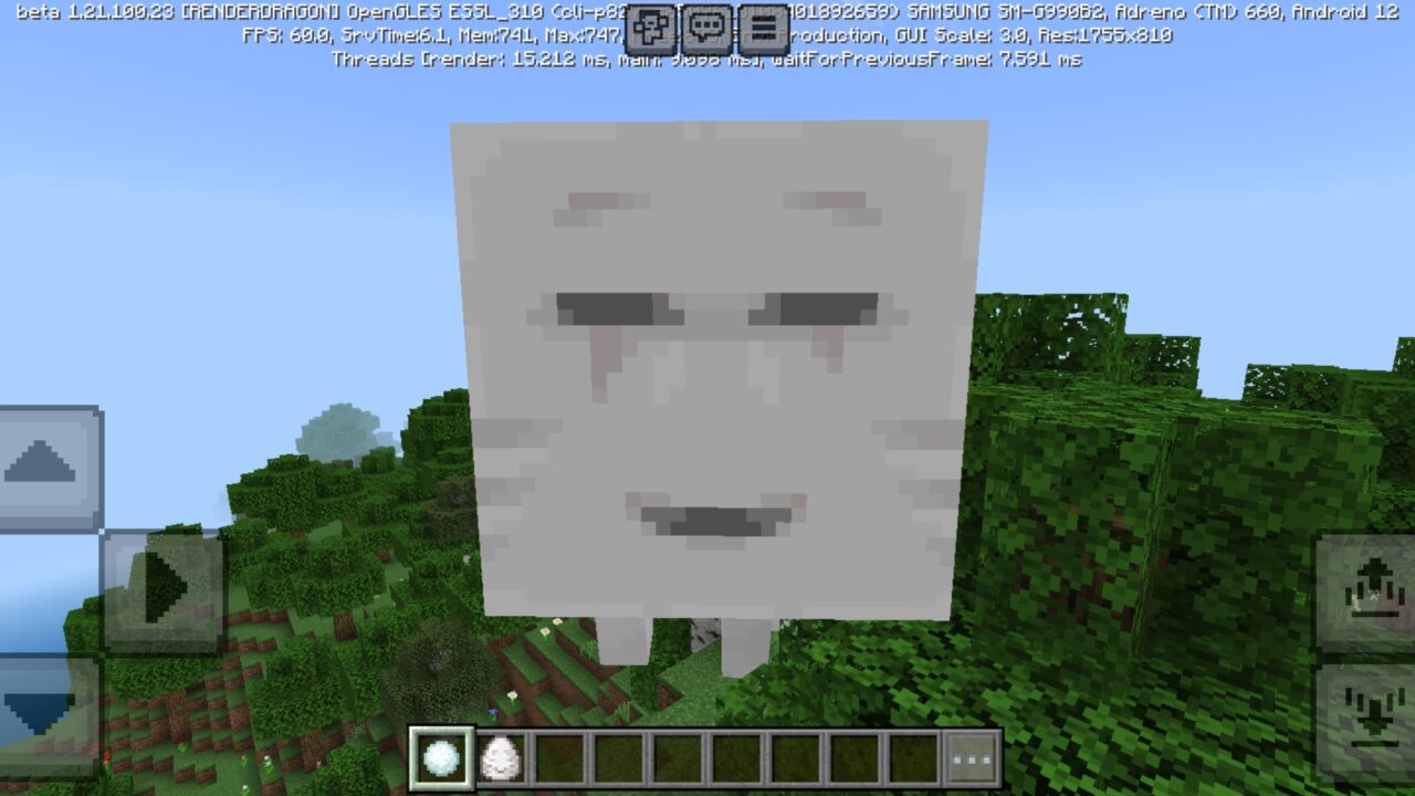 Mob from Faster Happy Ghast Texture Pack for Minecraft PE