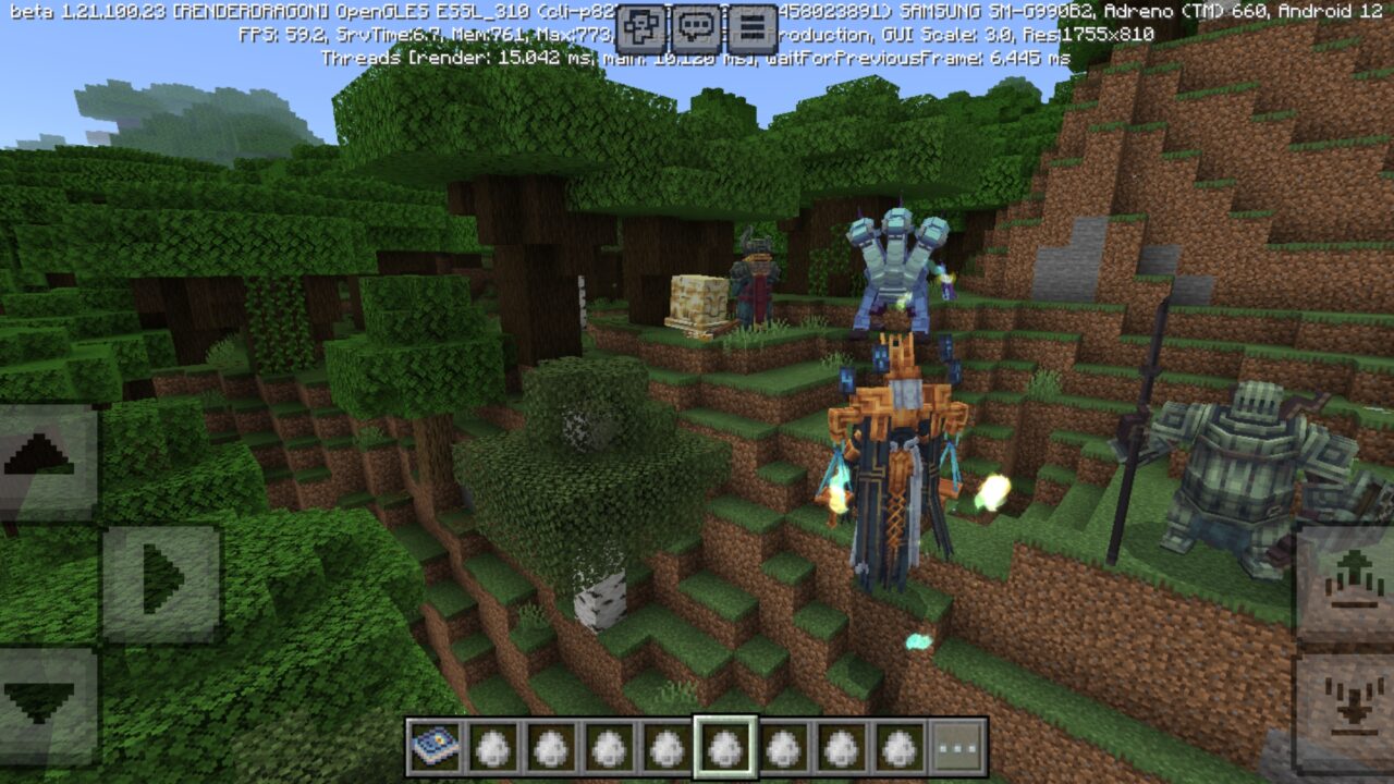 Mobs from Sky Biomes Mod for Minecraft PE