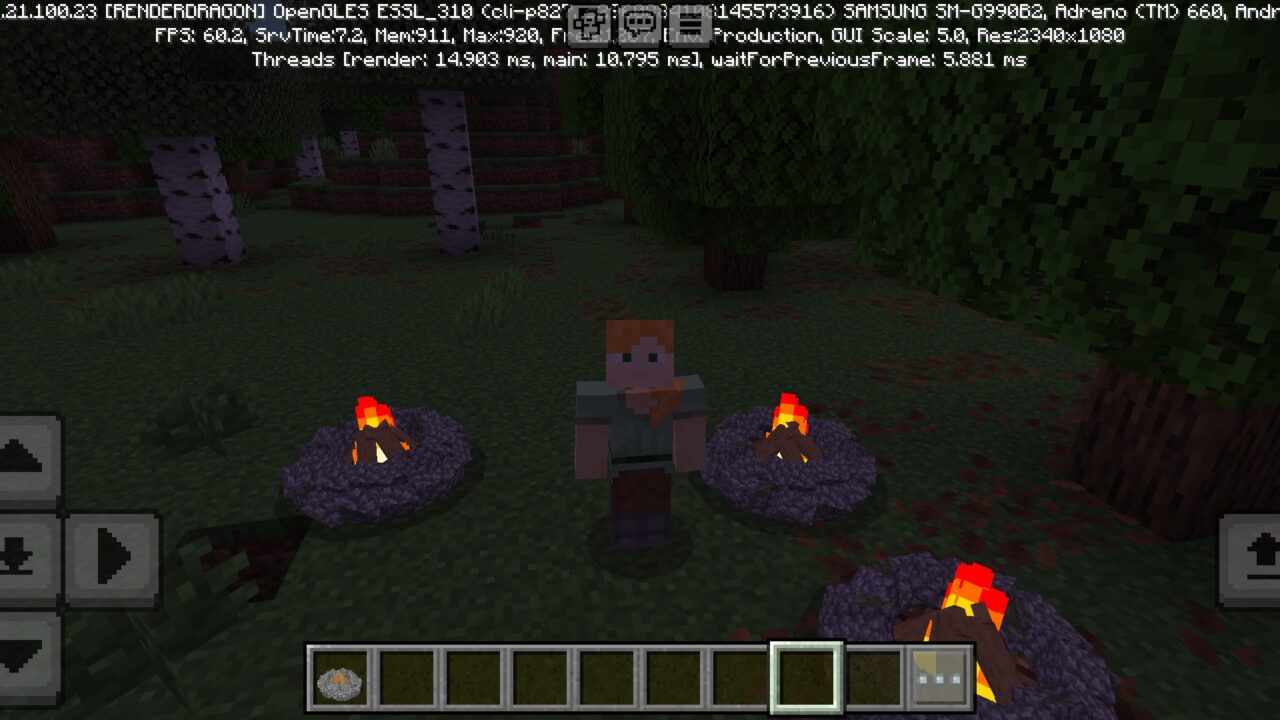Night from Cozy Campfire Mod for Minecraft PE