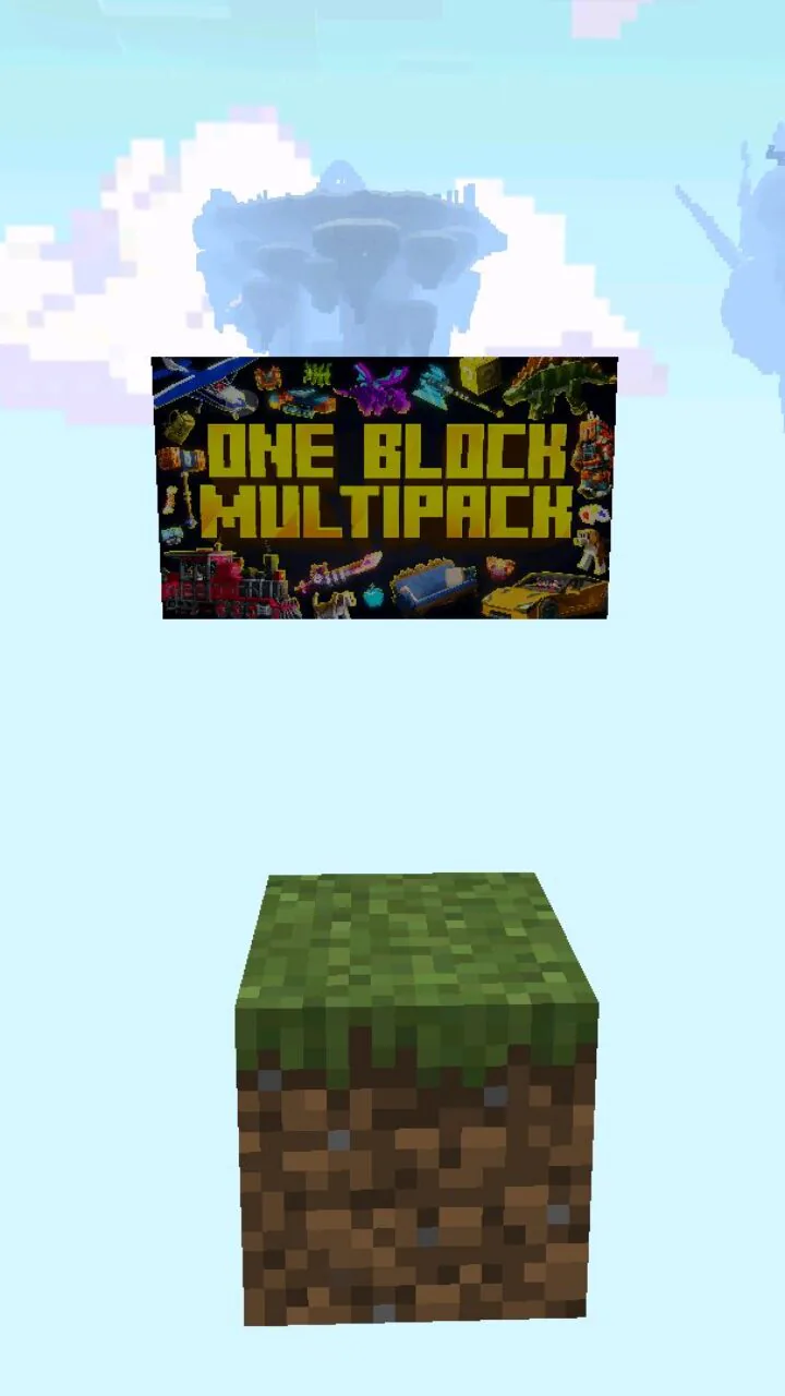 Multipack from One Block Map for Minecraft PE