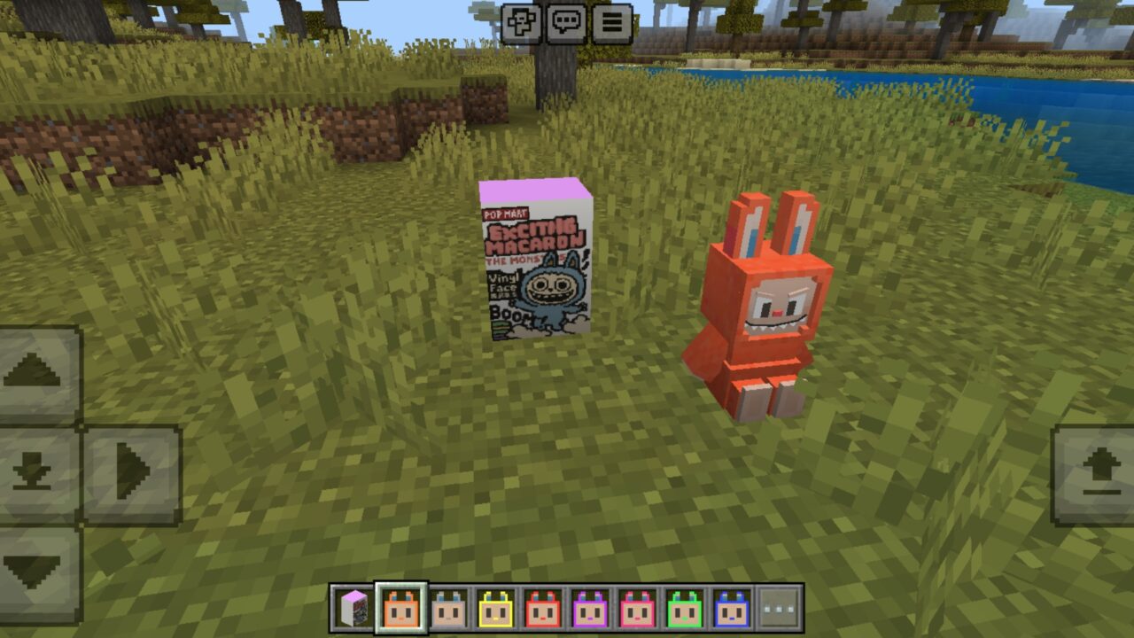 Orange from Colors from Labubu Mod for Minecraft PE