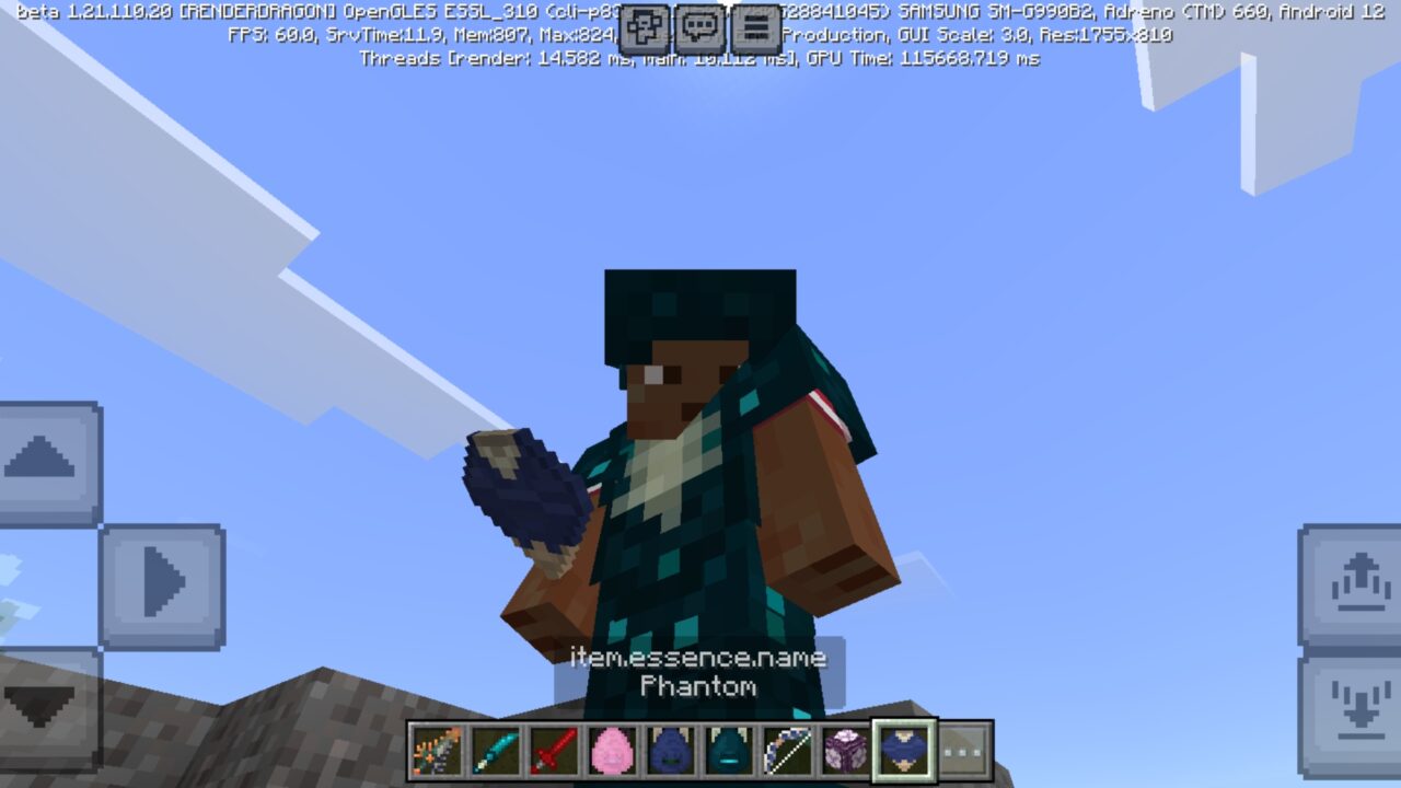 Phantom from Dragon Mounts Mod for Minecraft PE