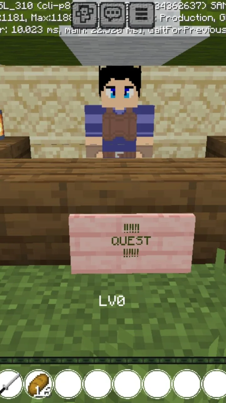 Quest from Sword Art Online Map for Minecraft PE