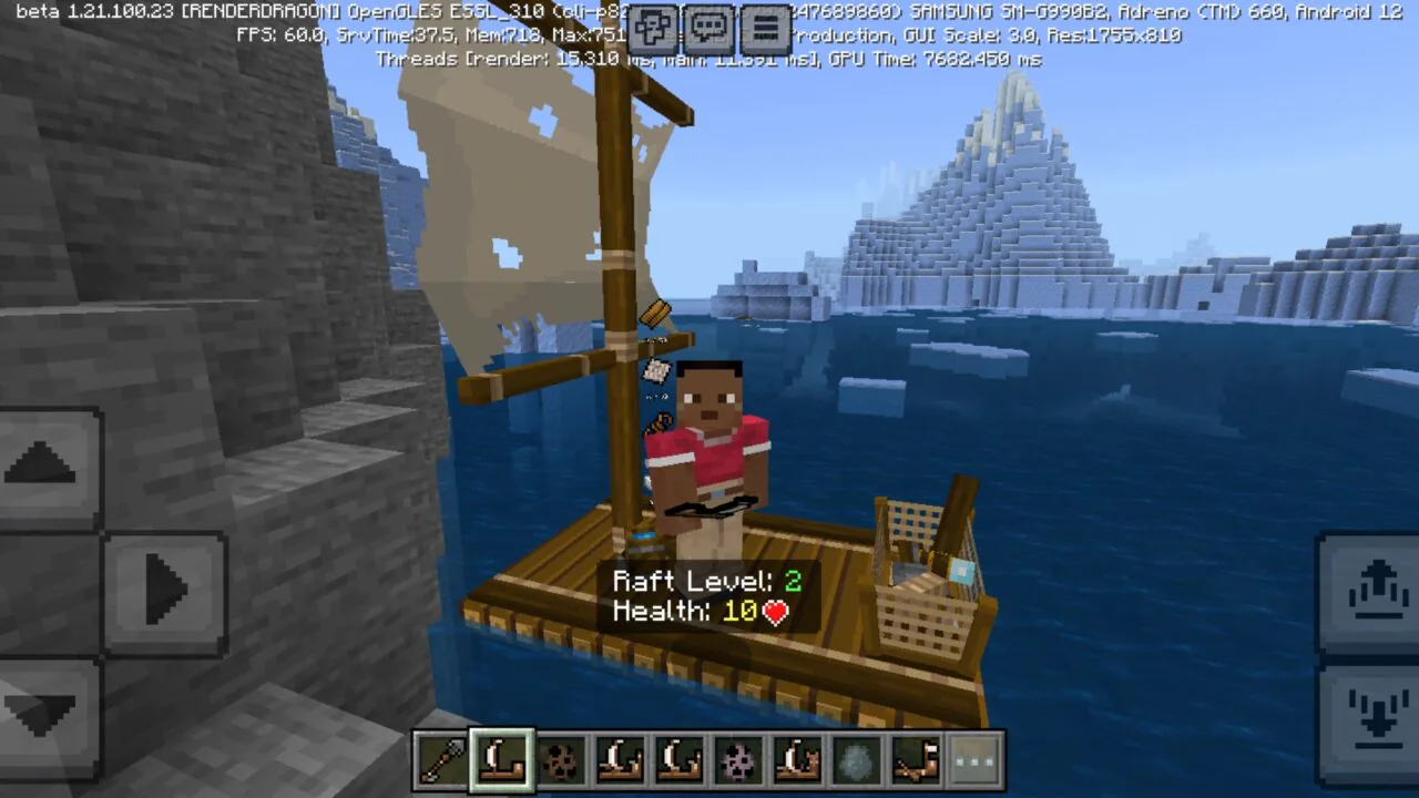 Raft Survival Mod for Minecraft PE