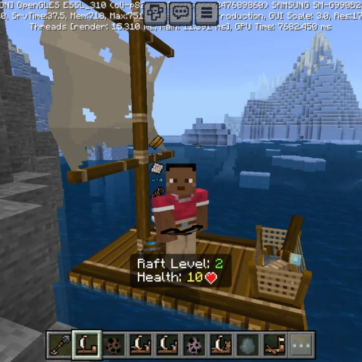 Raft Survival Mod for Minecraft PE