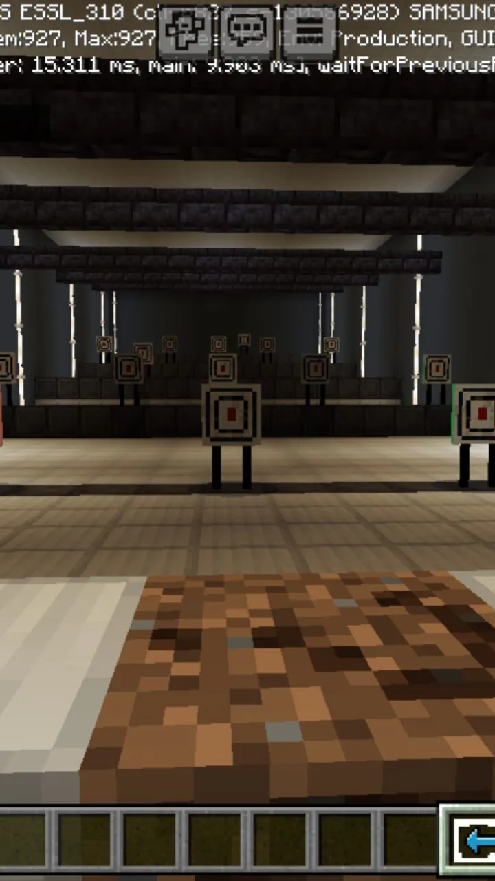 Shoot from Gun World Map for Minecraft PE