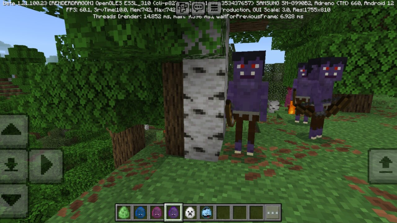 Skeleton from Monster Mash Mod for Minecraft PE