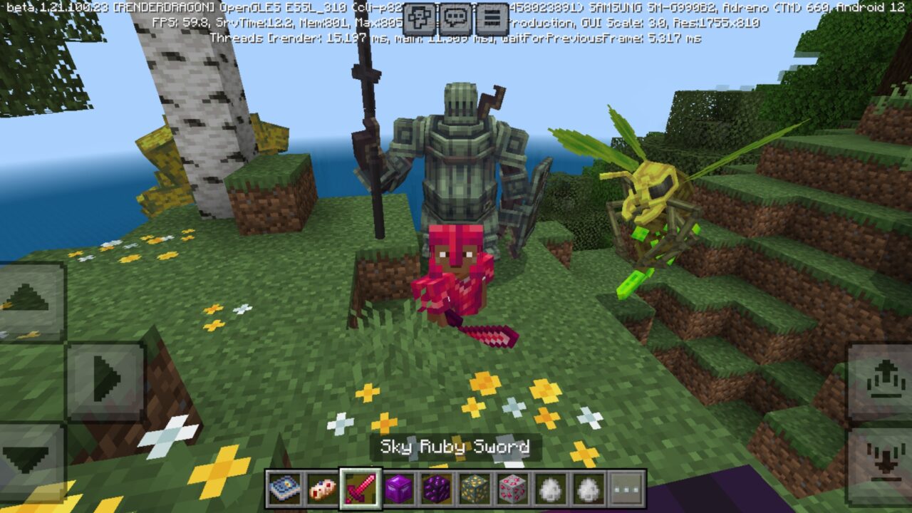 Sky Biomes Mod for Minecraft PE