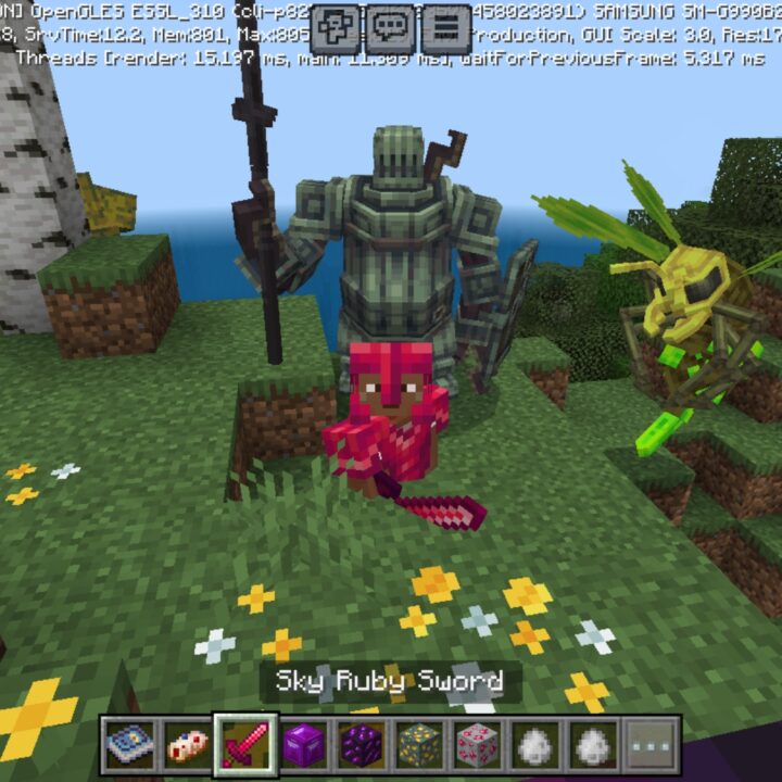 Sky Biomes Mod for Minecraft PE