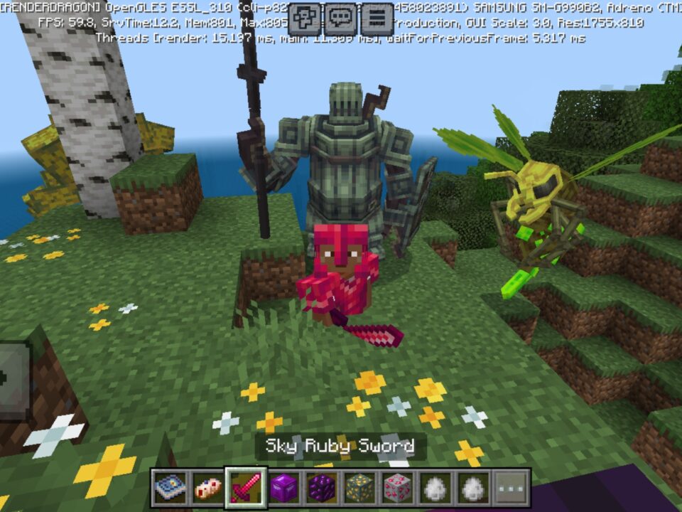 Sky Biomes Mod for Minecraft PE