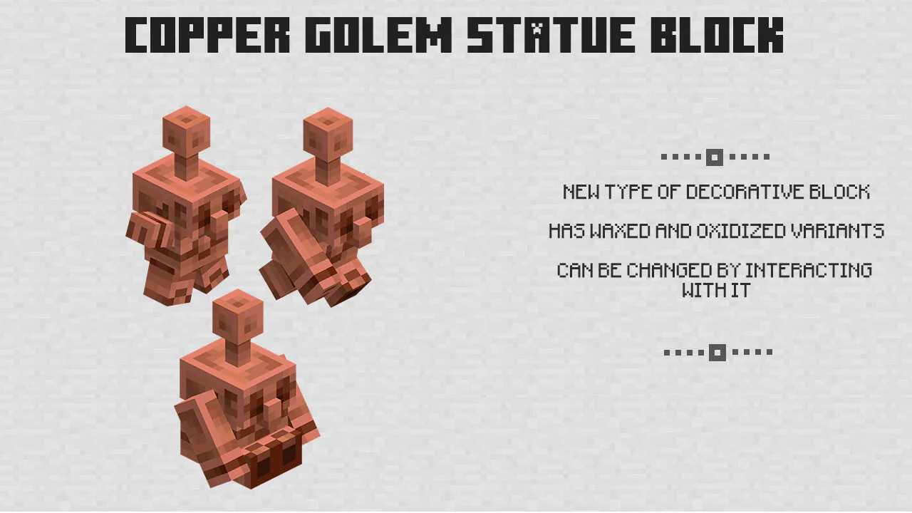 Statue from Minecraft PE 1.21