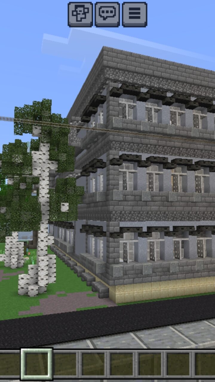 Street from Homeless Man Survival Map for Minecraft PE