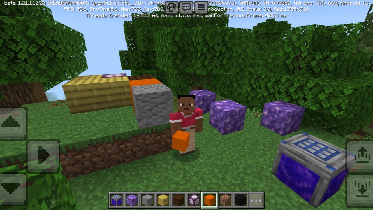 Walk Through Blocks Mod for Minecraft PE