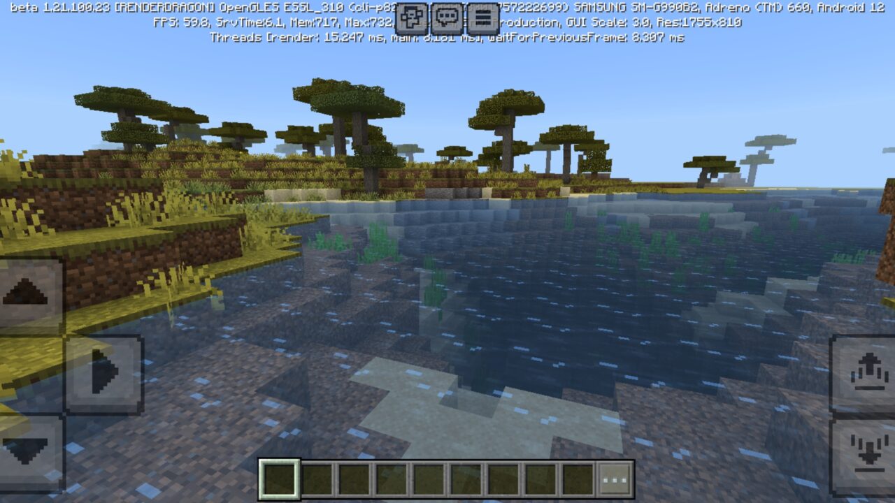 Water from Nexus Bound Texture Pack for Minecraft PE