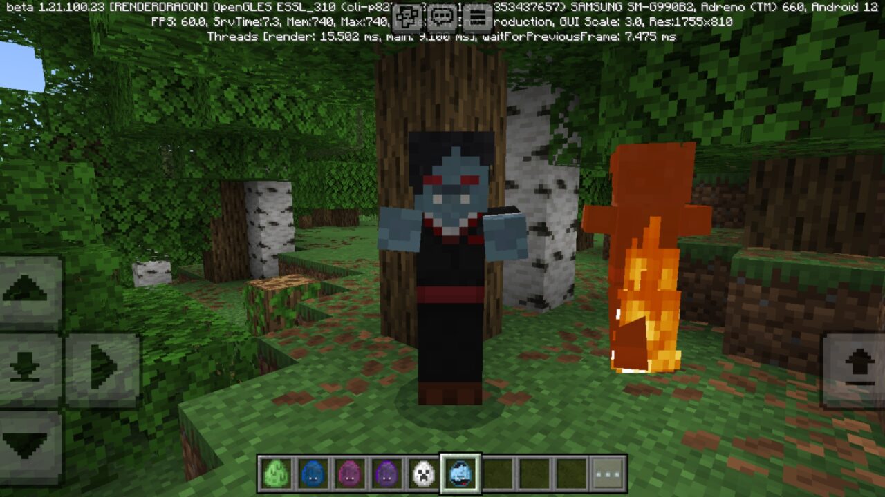 Zombie from Monster Mash Mod for Minecraft PE