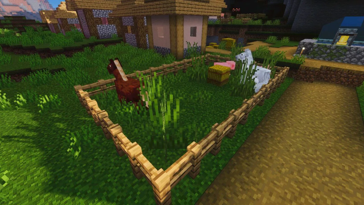 Animals from BSL Shaders for Minecraft PE