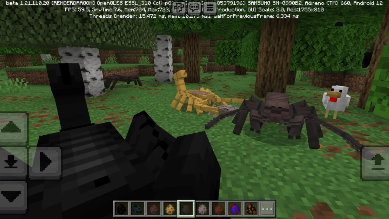 Arachnophobia Mod for Minecraft PE