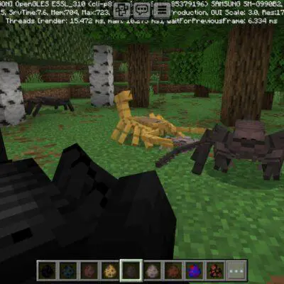 Arachnophobia Mod for Minecraft PE