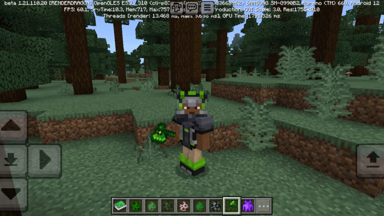 Armor from Hacker Mod for Minecraft PE