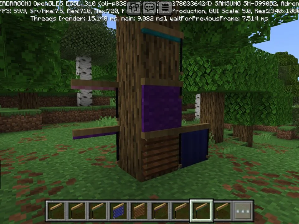 Blinds Mod for Minecraft PE