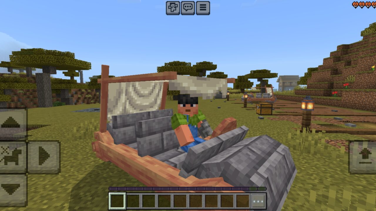 Car from Cave Furniture Mod for Minecraft PE