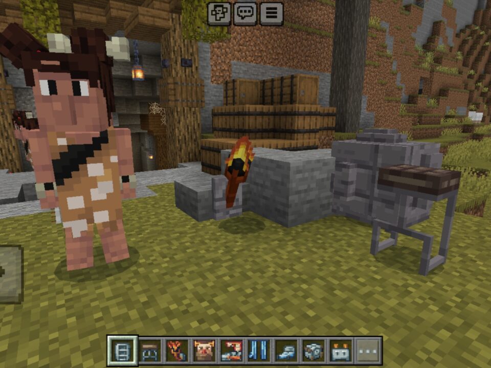 Cave Furniture Mod for Minecraft PE