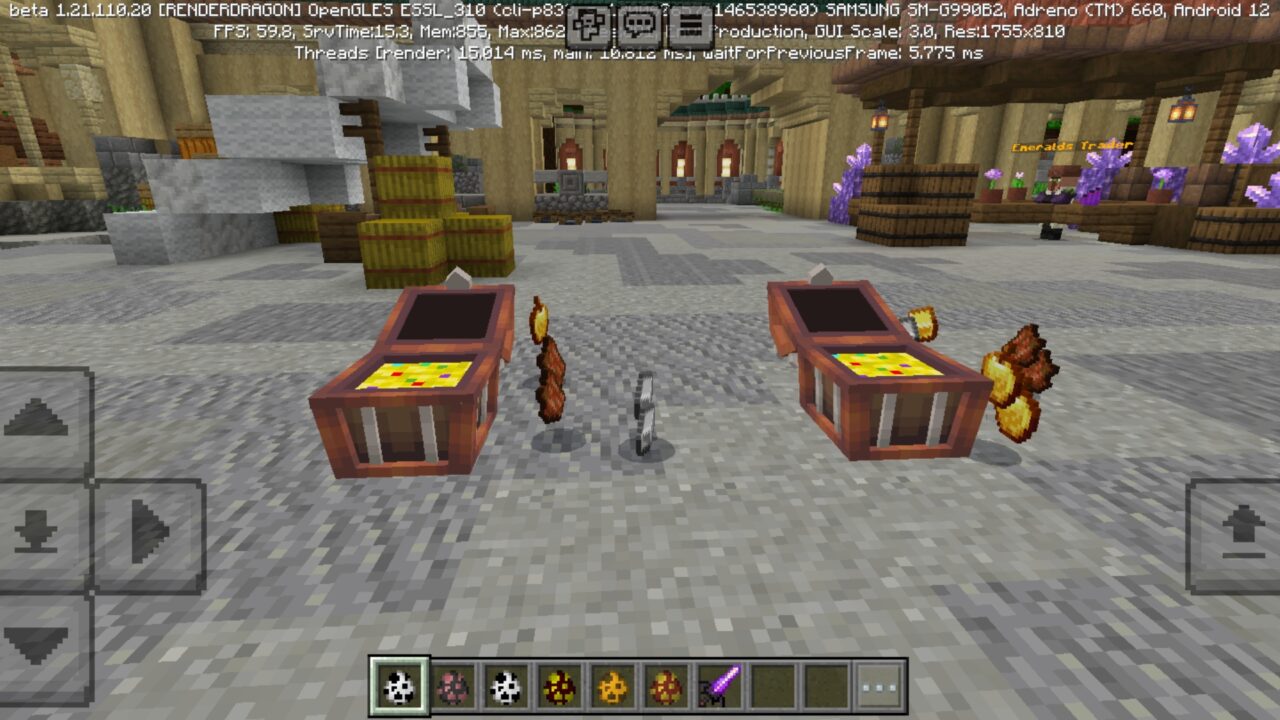 Chest from Overpowered Mobs Mod for Minecraft PE