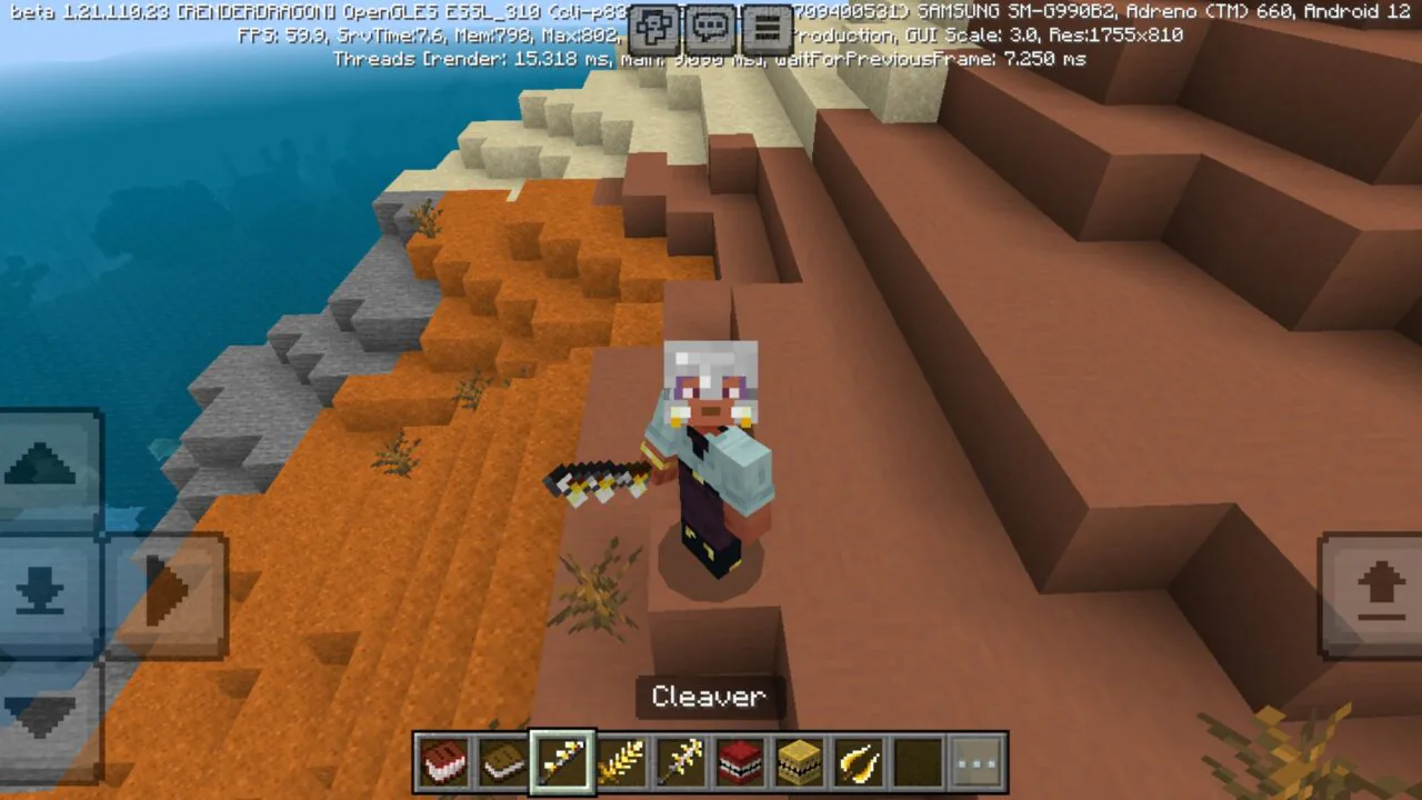 Cleaver from Chomp Mod for Minecraft PE