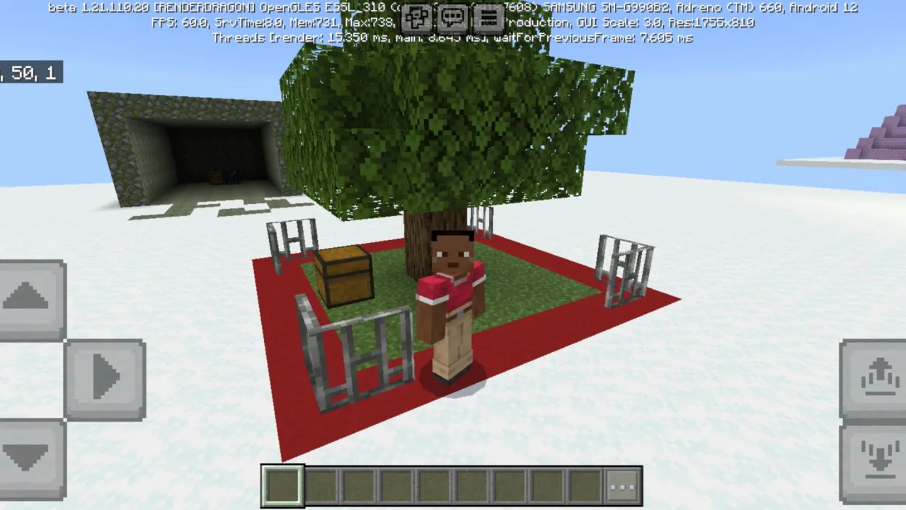 Cloud Survival Map for Minecraft PE