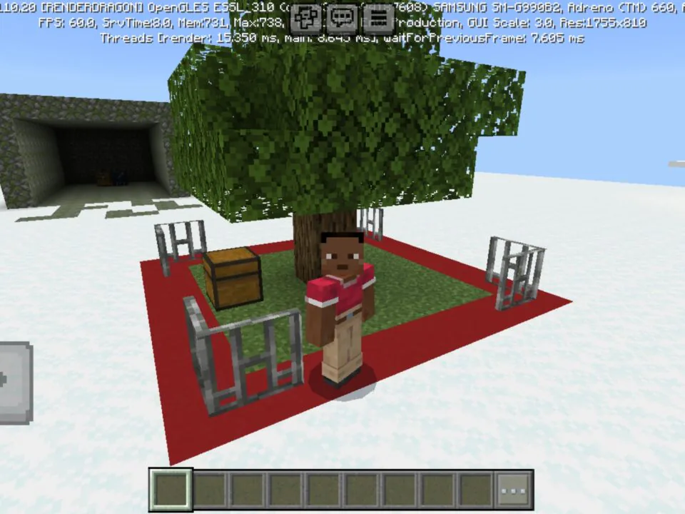 Cloud Survival Map for Minecraft PE