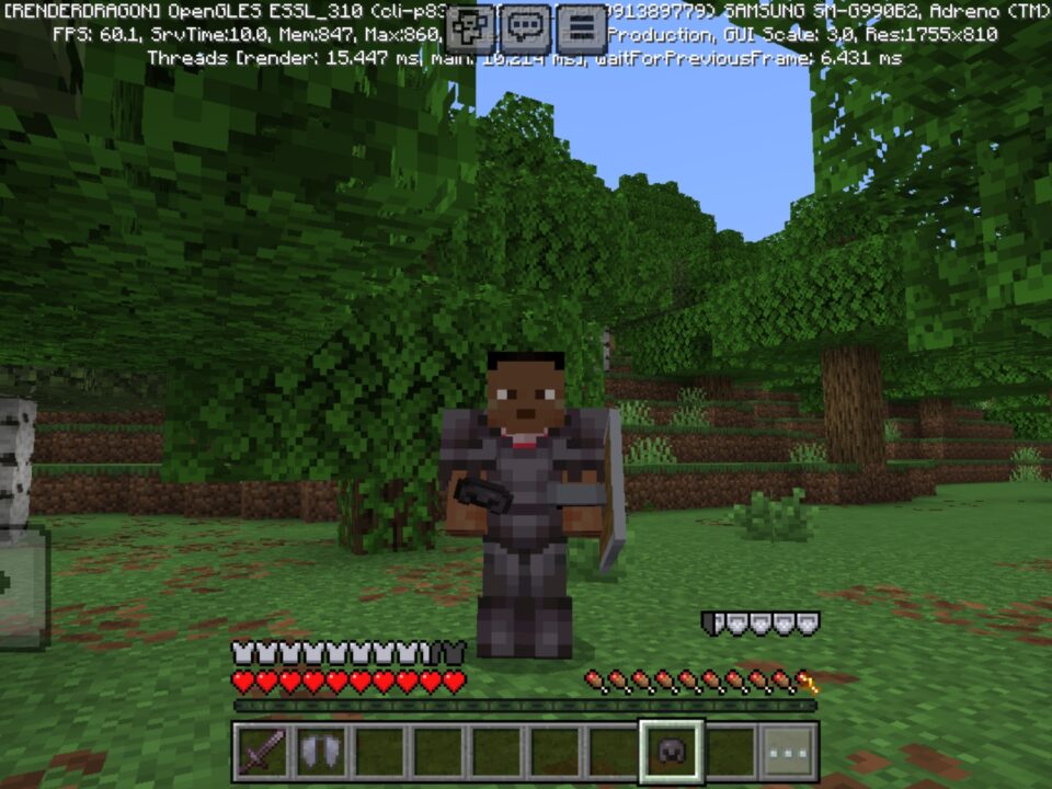 Coldbar Indicator Mod for Minecraft PE