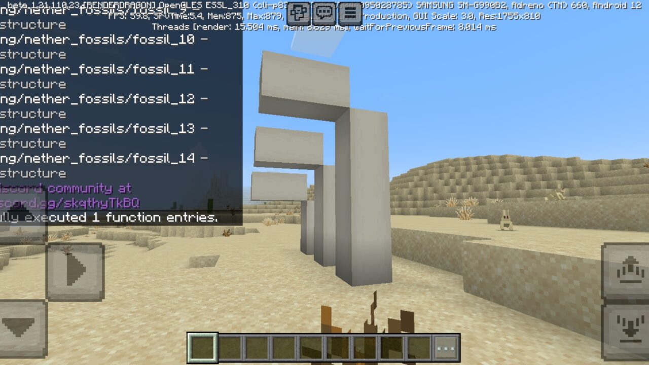 Commands from Nether Generator Mod for Minecraft PE